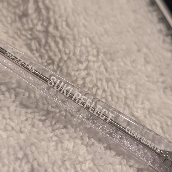 OTIS SUKI REFLECT POLARIZED MINERAL GLASS MIRROR BLUE LENS IN CLEAR SUNS - Picture 4 of 10